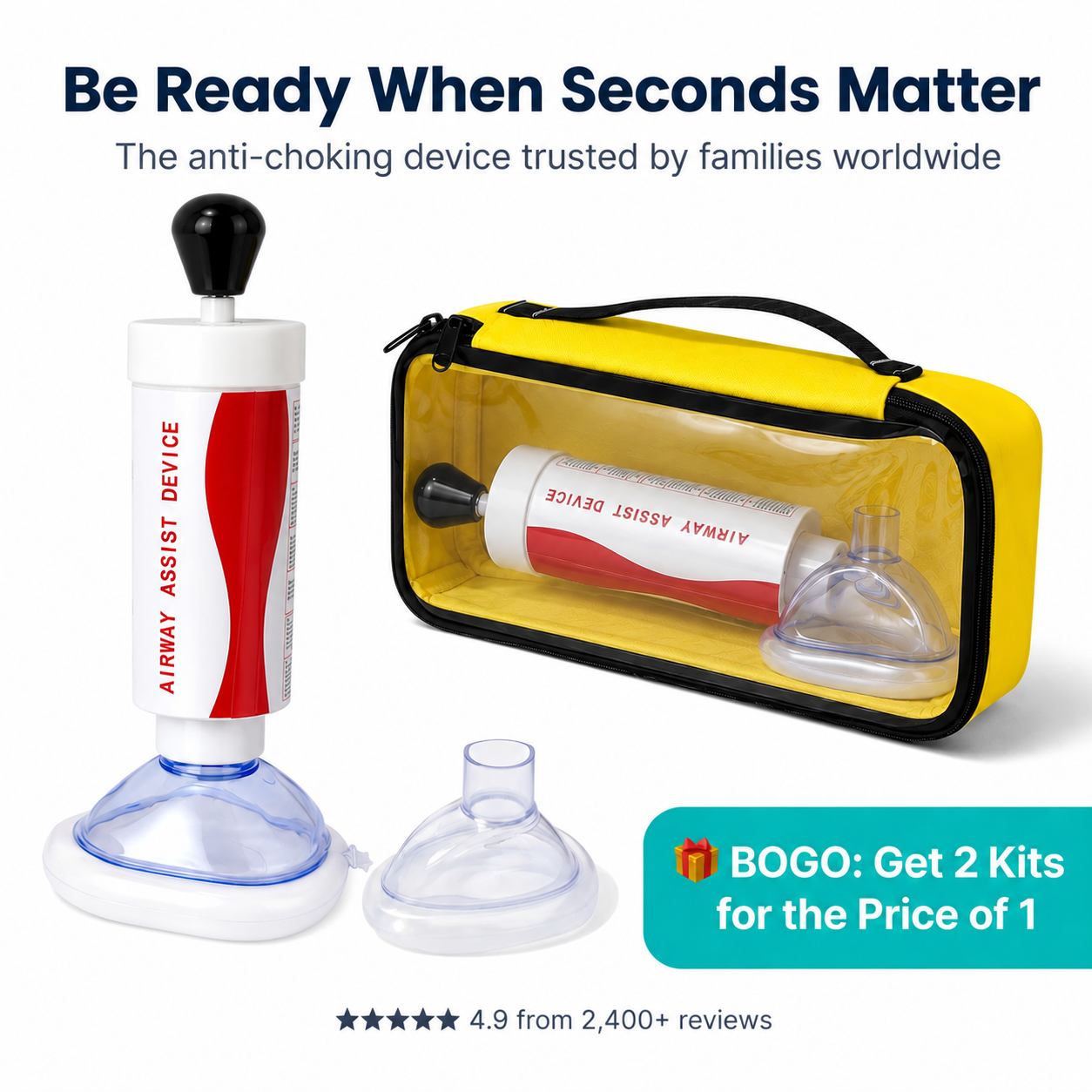 NexBreath® Anti Choking Rescue Kit