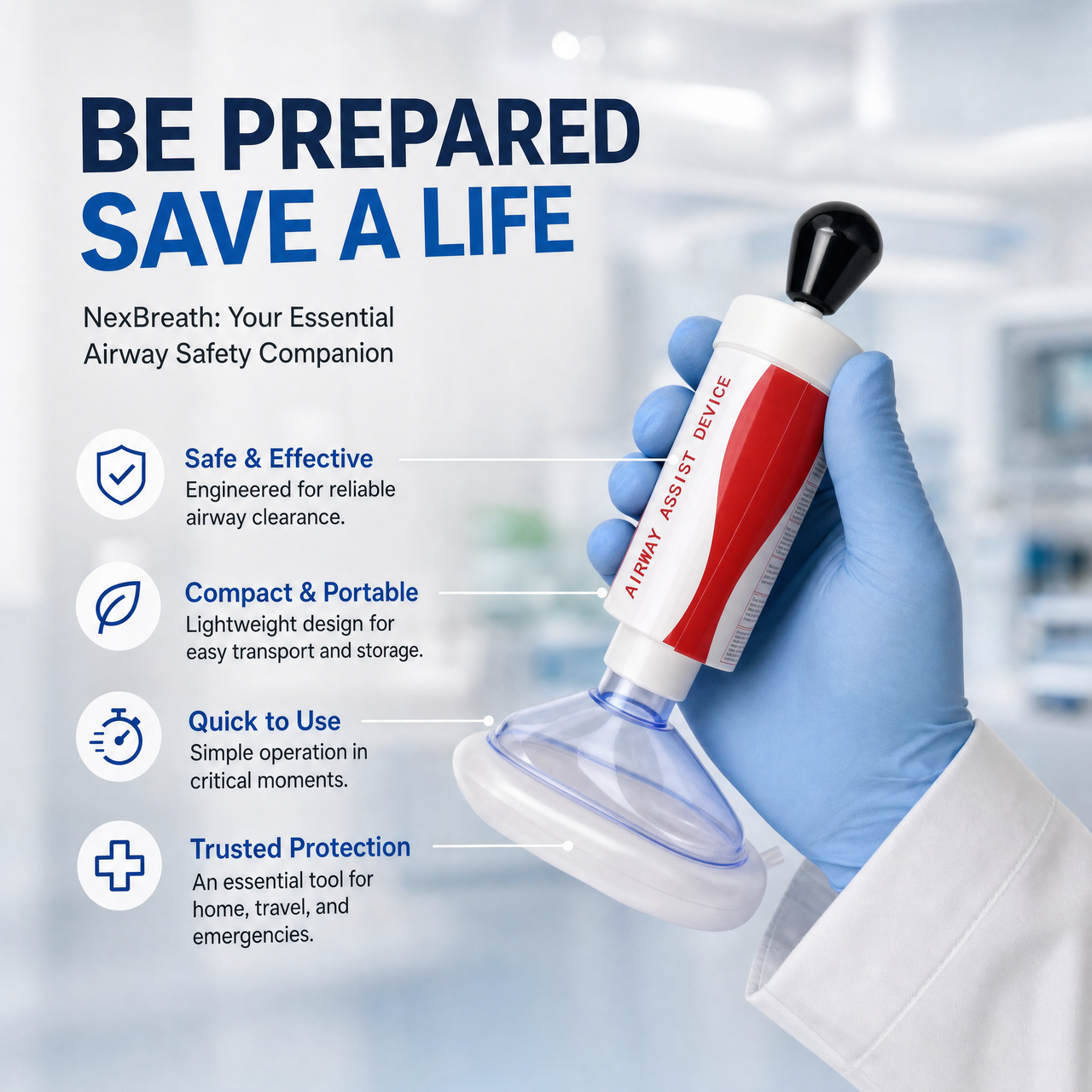 NexBreath® Anti Choking Rescue Kit